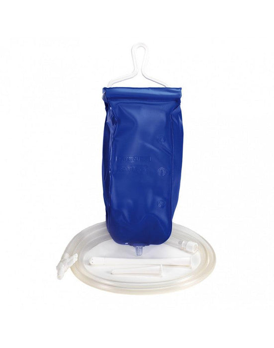 Rimba Bondage Play - Intiem irrigator Set - Reismodel - Inhoud 1 Liter-Erotiekvoordeel.nl