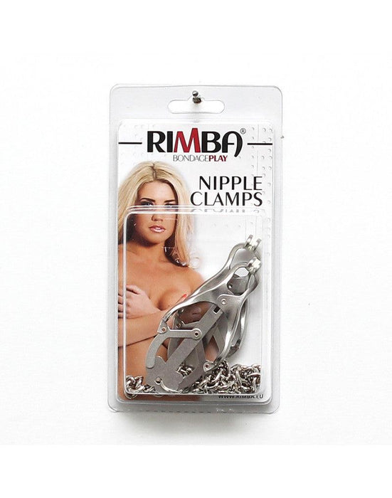 Rimba Bondage Play - Japanse Clover Tepelklemmen Met Ketting-Erotiekvoordeel.nl