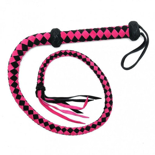 Rimba Bondage Play - Korte Bull Whip - Roze-Erotiekvoordeel.nl