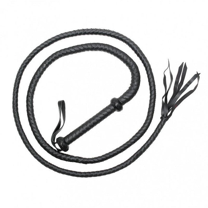 Rimba - Zweep - Bullwhip - 250 cm - Zwart-Erotiekvoordeel.nl