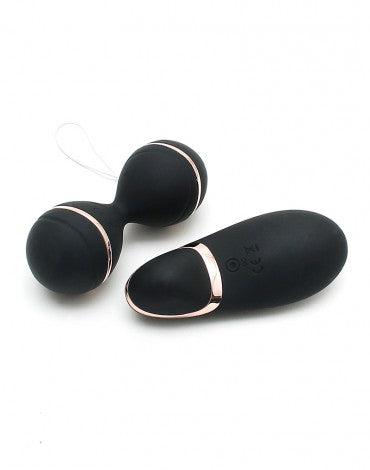 Rimba - Ibiza Vibrator Set - Clitoris Vibrator En Vibrerend Eitje Met remote Control - Zwart-Erotiekvoordeel.nl