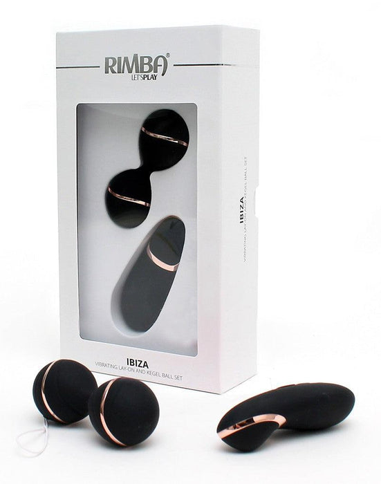 Rimba - Ibiza Vibrator Set - Clitoris Vibrator En Vibrerend Eitje Met remote Control - Zwart-Erotiekvoordeel.nl