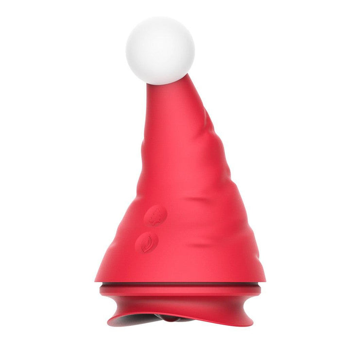 Rimba - Naughty Hat - Kerst Vibrator met Clitoris Stimulator-Erotiekvoordeel.nl