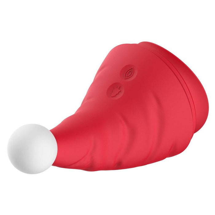 Rimba - Naughty Hat - Kerst Vibrator met Clitoris Stimulator-Erotiekvoordeel.nl