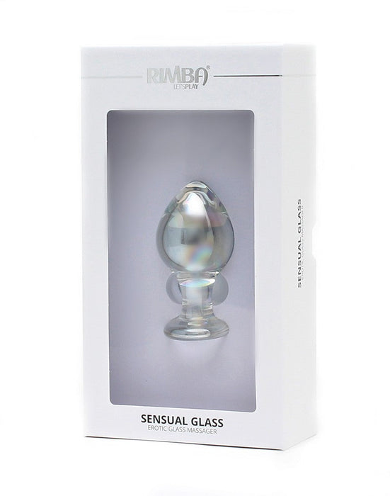 Rimba - Sensual Glass - Glazen Buttplug Zelda - Transparant-Erotiekvoordeel.nl