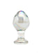 Rimba - Sensual Glass - Glazen Buttplug Zelda - Transparant-Erotiekvoordeel.nl