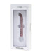 Rimba - Sensual Glass - Glazen Dildo Sammy - Transparant/Rood/Zwart-Erotiekvoordeel.nl