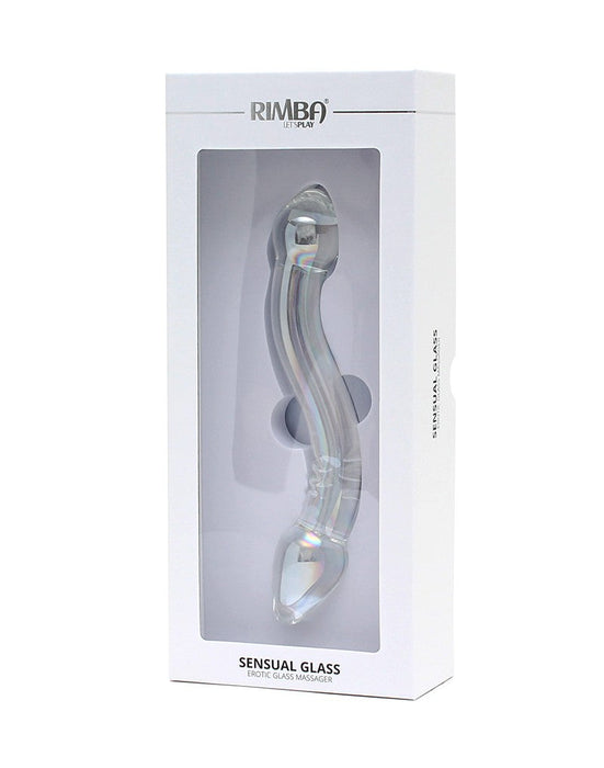 Rimba - Sensual Glass - Glazen Dildo Valeria - Transparant-Erotiekvoordeel.nl