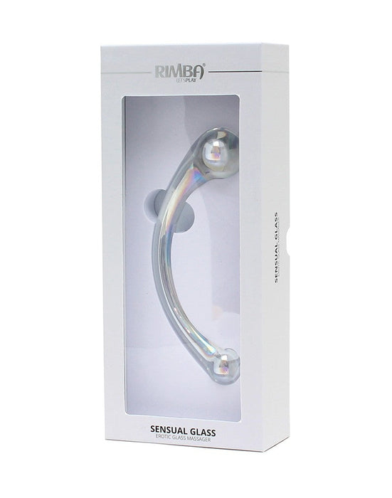 Rimba - Sensual Glass - Glazen Dildo Wanda - Transparant-Erotiekvoordeel.nl