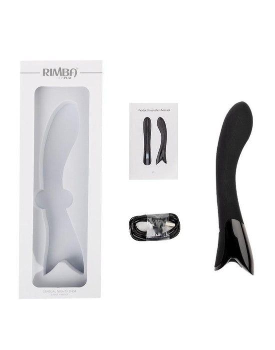 Rimba - Sensual nights SN04 - G-Spot Vibrator - Zwart-Erotiekvoordeel.nl