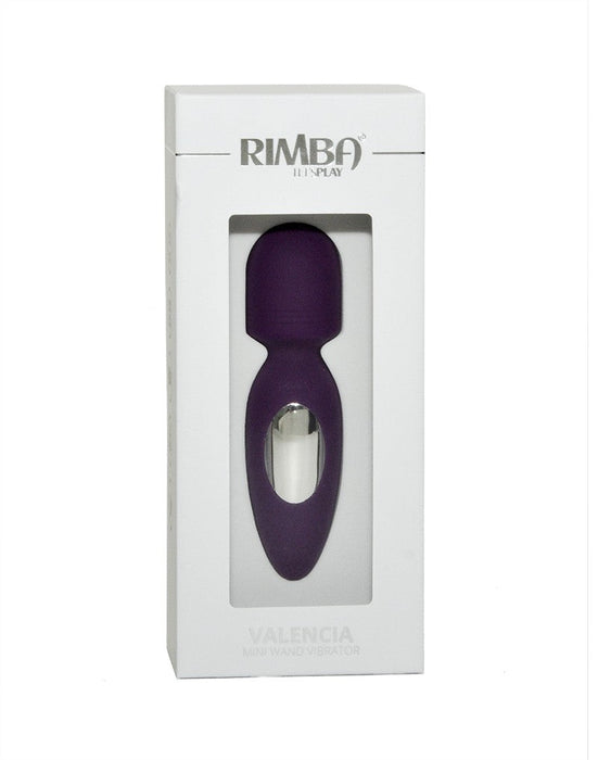 Rimba - Valencia - Mini Wand Vibrator - Paars-Erotiekvoordeel.nl