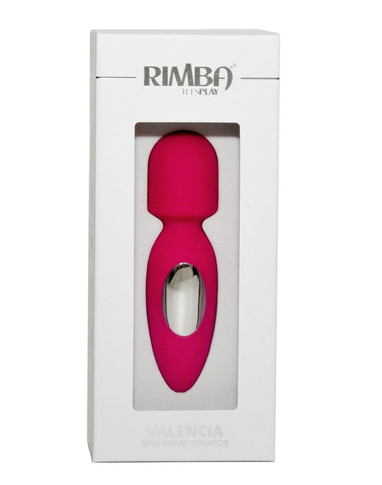 Rimba - Valencia - Mini Wand Vibrator - Roze-Erotiekvoordeel.nl