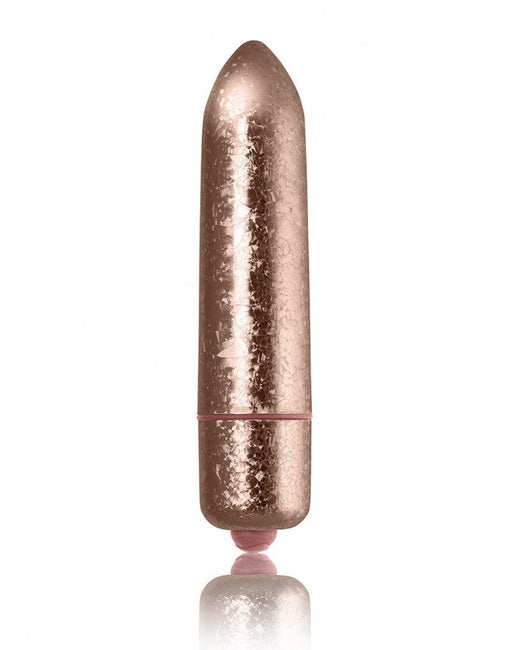 Rocks-off - RO-120MM - Basis Vibrator - Frosted Fleur - Rosé Goud-Erotiekvoordeel.nl