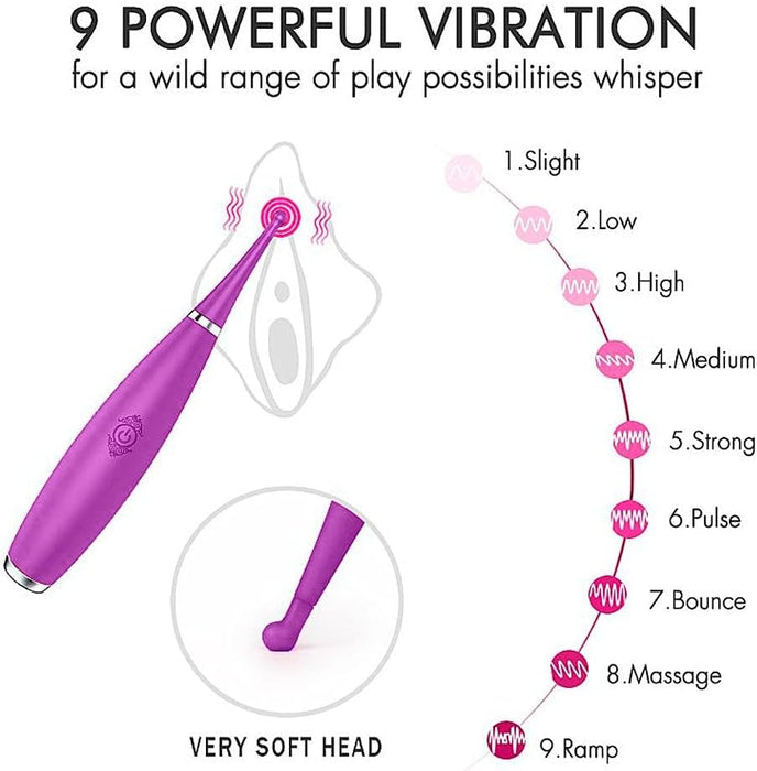 S-Hande - Sparkle Pin Point Vibrator - Roze-Erotiekvoordeel.nl