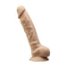 SILEXD - Realistische Dildo met Testikels - 23 x 4,4 cm - Caramel-Erotiekvoordeel.nl