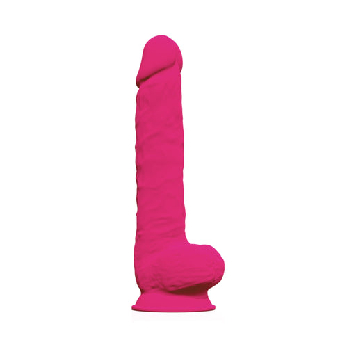 SILEXD - Realistische XXL Dildo - 38 x 7 cm - Roze-Erotiekvoordeel.nl