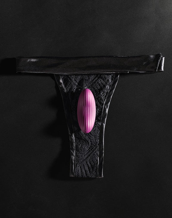 Svakom - Edeny - Vibrerend Slipje Met Clitoris Vibrator - Paars-Erotiekvoordeel.nl