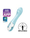 Satisfyer - Air Pump Vibrator 5+ - Opblaasbare G-Spot Vibrator - Met App Control - Blauw-Erotiekvoordeel.nl