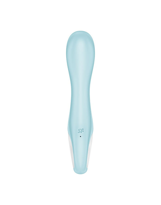 Satisfyer - Air Pump Vibrator 5+ - Opblaasbare G-Spot Vibrator - Met App Control - Blauw-Erotiekvoordeel.nl