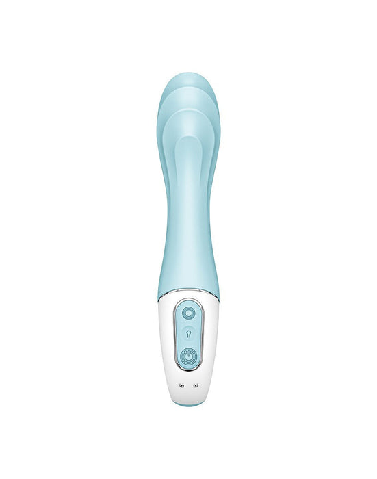 Satisfyer - Air Pump Vibrator 5+ - Opblaasbare G-Spot Vibrator - Met App Control - Blauw-Erotiekvoordeel.nl