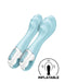 Satisfyer - Air Pump Vibrator 5+ - Opblaasbare G-Spot Vibrator - Met App Control - Blauw-Erotiekvoordeel.nl