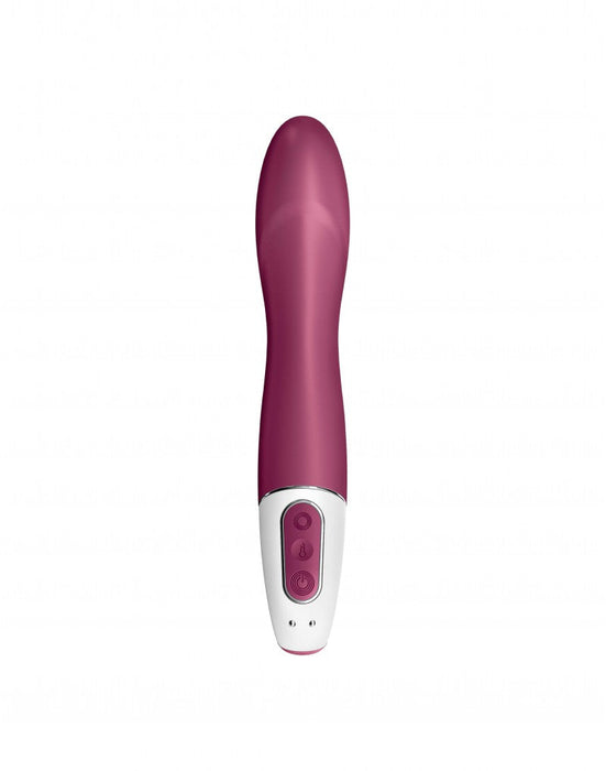 Satisfyer - Big Heat - Verwarmde G-spot Vibrator - Met App Control - Berry Rood-Erotiekvoordeel.nl