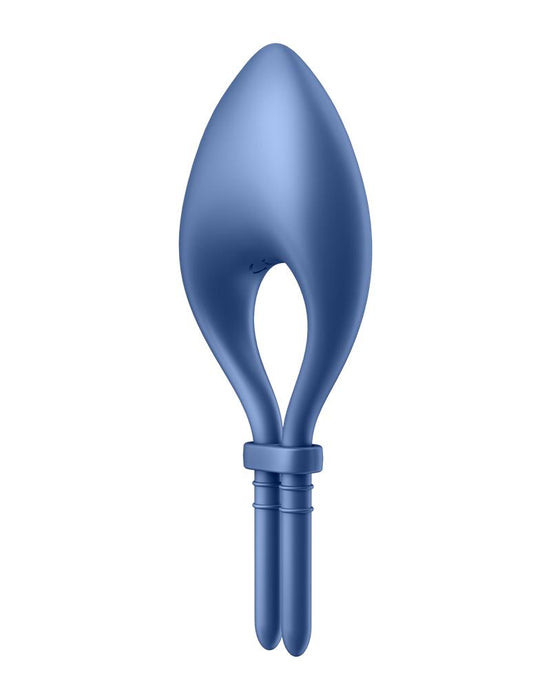 Satisfyer - Bull's Eye - Vibrerende Cockring Met App Control - Blauw-Erotiekvoordeel.nl