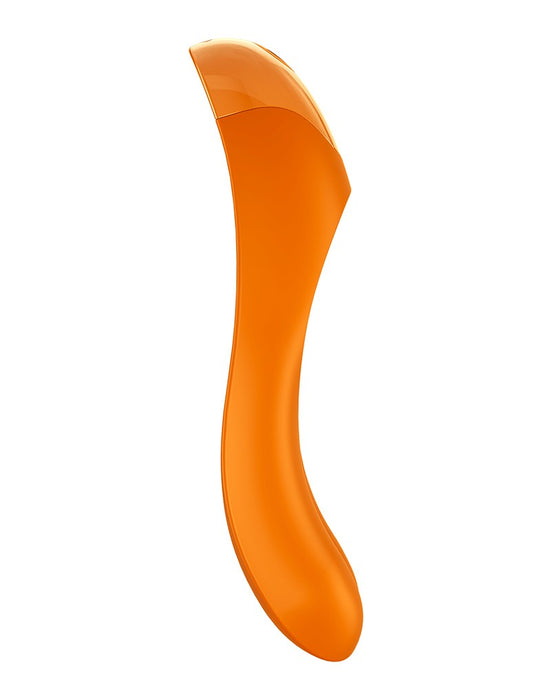 Satisfyer - Candy Cane Vinger Vibrator - Oranje-Erotiekvoordeel.nl