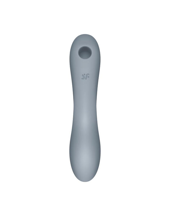 Satisfyer - Curve - Trinity 3-in-1 Vibrator - Grijs-Erotiekvoordeel.nl