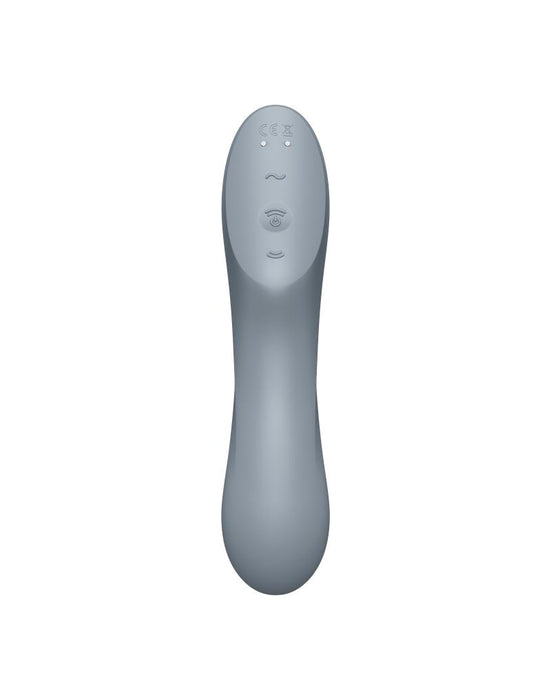 Satisfyer - Curve - Trinity 3-in-1 Vibrator - Grijs-Erotiekvoordeel.nl