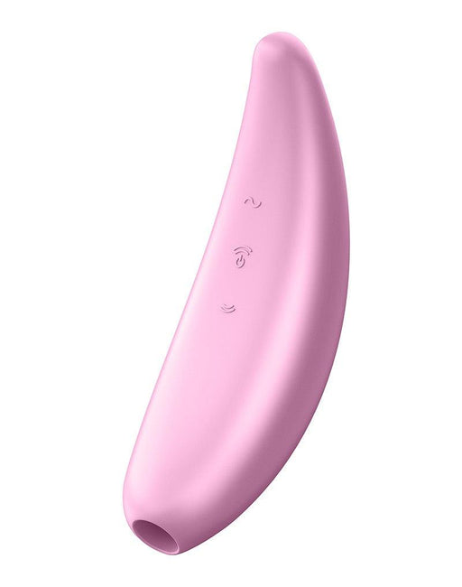 Satisfyer - Curvy 3+ pink App Controlled luchtdruk opleg Vibrator-Erotiekvoordeel.nl