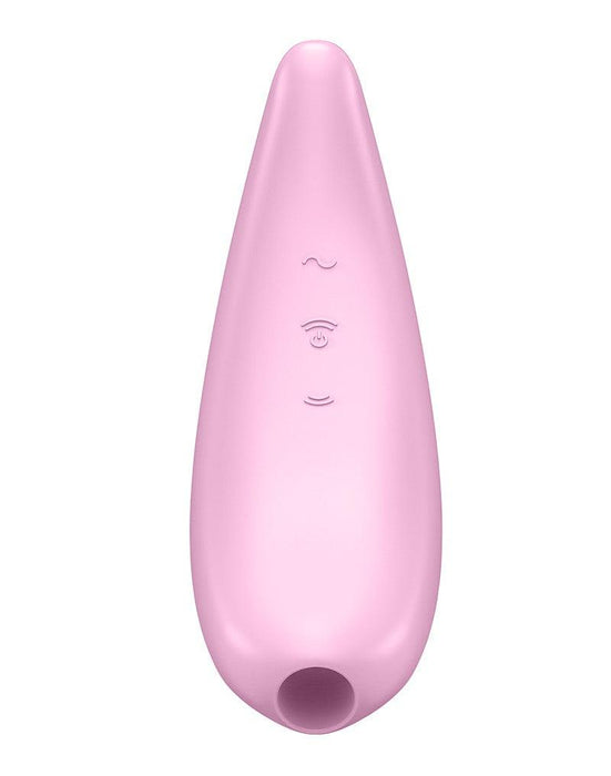 Satisfyer - Curvy 3+ pink App Controlled luchtdruk opleg Vibrator-Erotiekvoordeel.nl