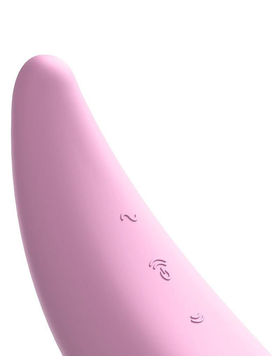 Satisfyer - Curvy 3+ pink App Controlled luchtdruk opleg Vibrator-Erotiekvoordeel.nl