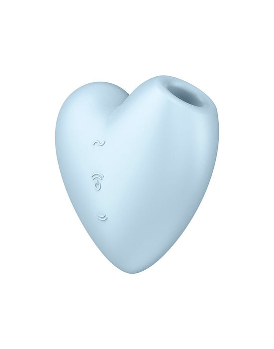 Satisfyer - Cutie Heart - Luchtdruk Vibrator- Lichtblauw-Erotiekvoordeel.nl