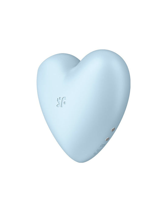 Satisfyer - Cutie Heart - Luchtdruk Vibrator- Lichtblauw-Erotiekvoordeel.nl