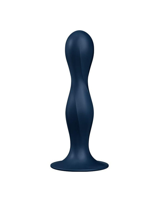 Satisfyer - Double Ball-R - Verzwaarde Dildo met Bewegende Metalen Kogels - Blauw-Erotiekvoordeel.nl