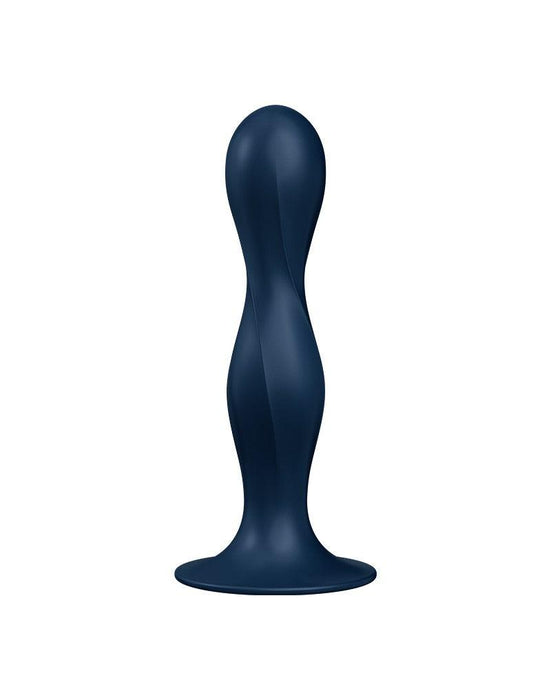 Satisfyer - Double Ball-R - Verzwaarde Dildo met Bewegende Metalen Kogels - Blauw-Erotiekvoordeel.nl