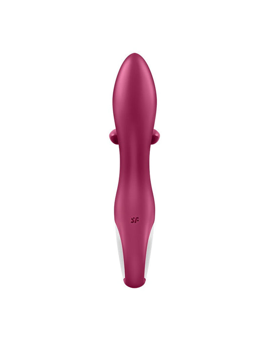 Satisfyer - Embrace Me - Tarzan Vibrator - Berry Rood-Erotiekvoordeel.nl