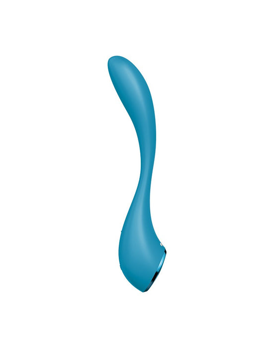 Satisfyer - G-Spot Flex 5+ - Flexibele G-Spot Vibrator - Met App Control - Blauw-Erotiekvoordeel.nl