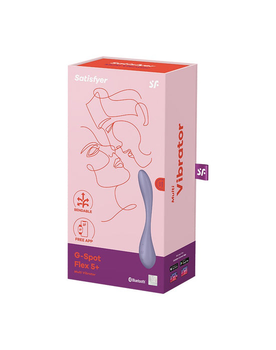 Satisfyer - G-Spot Flex 5+ - Flexibele G-Spot Vibrator - Met App Control - Lila-Erotiekvoordeel.nl