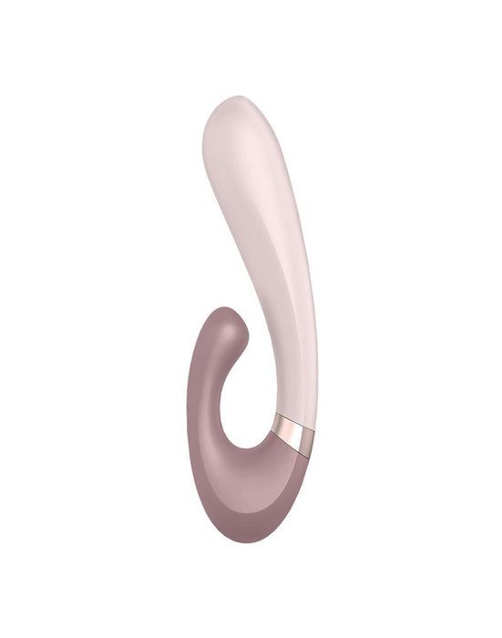 Satisfyer - Heat Wave - Verwarmde Rabbit Vibrator - Met App Control - Mauve-Erotiekvoordeel.nl