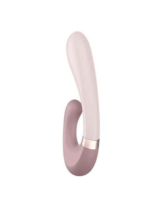 Satisfyer - Heat Wave - Verwarmde Rabbit Vibrator - Met App Control - Mauve-Erotiekvoordeel.nl