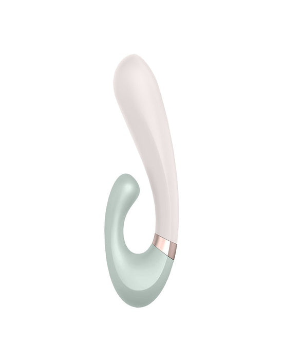 Satisfyer - Heat Wave - Verwarmde Rabbit Vibrator - Met App Control - Mintgroen-Erotiekvoordeel.nl