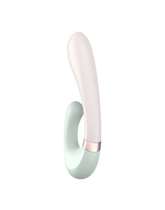 Satisfyer - Heat Wave - Verwarmde Rabbit Vibrator - Met App Control - Mintgroen-Erotiekvoordeel.nl