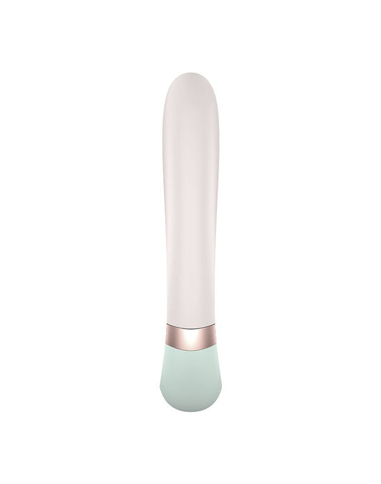 Satisfyer - Heat Wave - Verwarmde Rabbit Vibrator - Met App Control - Mintgroen-Erotiekvoordeel.nl