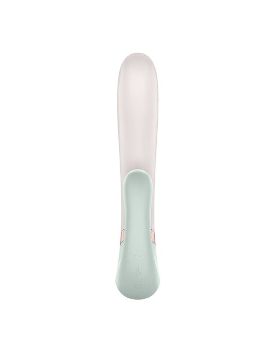 Satisfyer - Heat Wave - Verwarmde Rabbit Vibrator - Met App Control - Mintgroen-Erotiekvoordeel.nl