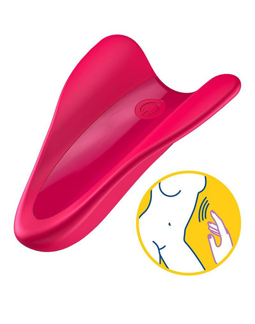 Satisfyer - High Fly Vinger Vibrator - Rood-Erotiekvoordeel.nl