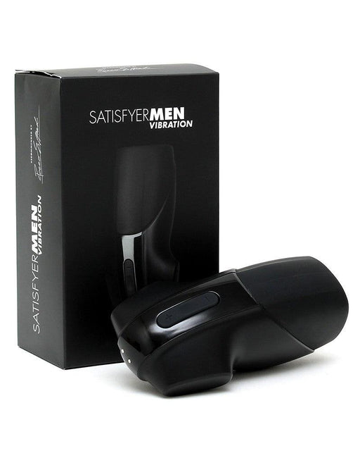 Satisfyer - Men Masturbator Vibrerend - Zwart-Erotiekvoordeel.nl