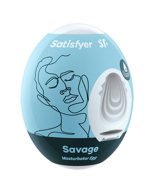 Satisfyer - Mini Masturbator Savage - Lichtblauw-Erotiekvoordeel.nl