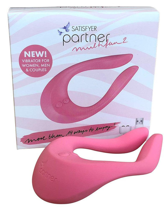 Satisfyer - Multifun 2 - Partner Vibrator - Roze-Erotiekvoordeel.nl